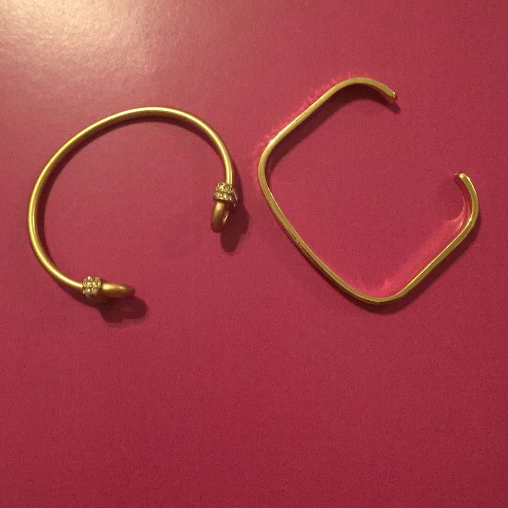 J Crew Gold Bracelets